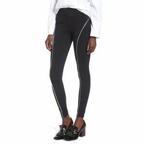 BP. Silver Piping Leggings with Split Front Hem